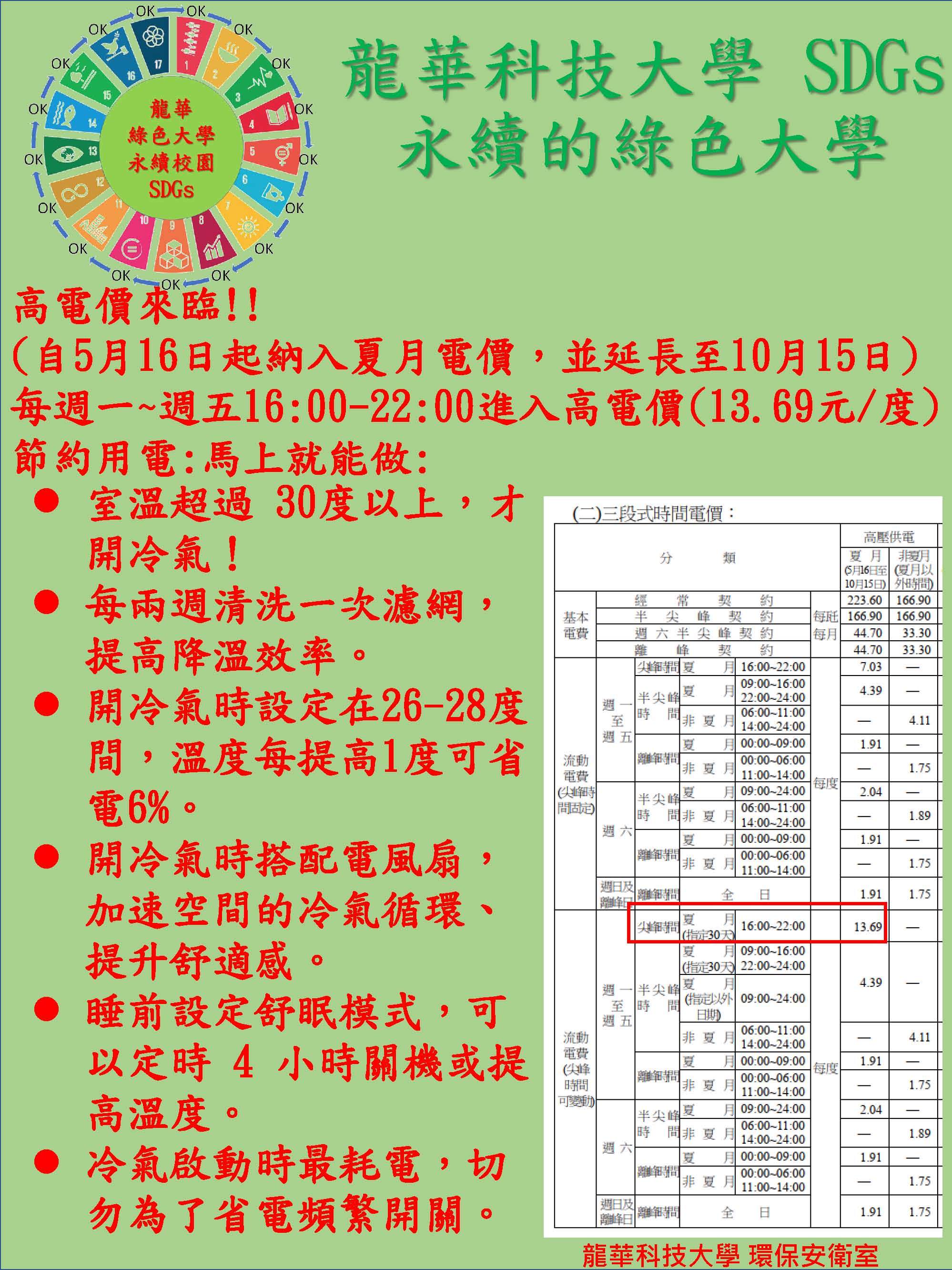 高電價來臨